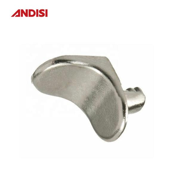 Stable Zinc Alloy Shelf Bracket Supports for Wooden Cabinet Board Holder Wardrobe