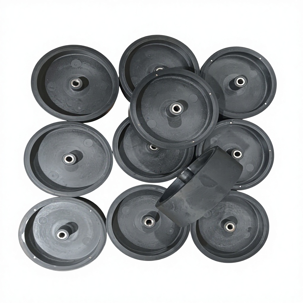 Customized  Rubber Roller Wheel Rubber Roller Wheel Perfect For Tennis ball Launching