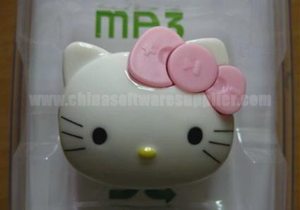 MP3 jogadores bonitos HelloKitty MP3