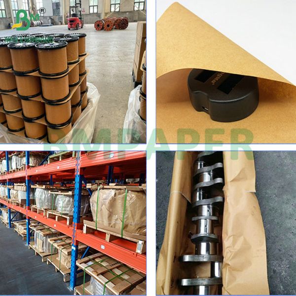 30gsm 40gsm Brown Glass Interleaving Paper Glass Separator Paper Jumbo roll