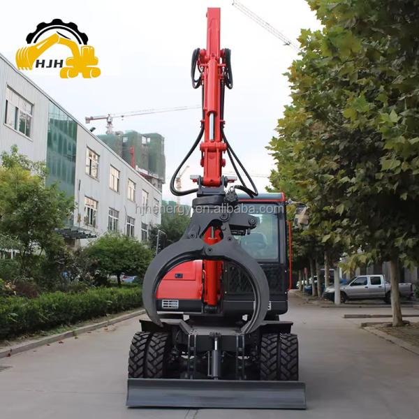 Import Excavator 55KW/48KW Diesel Easy Operation Wheel Excavator with CE Certificate