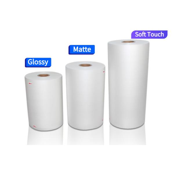 Glossy / Matte Finishing Thermal Laminating Film Roll 23micron 25micron