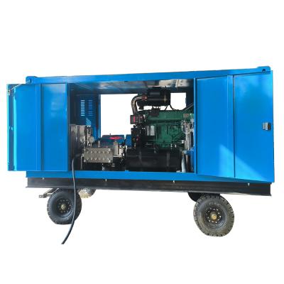 Equipo de limpieza de tuberías industriales de 1500 bar Máquina de chorro hidroeléctrico diesel