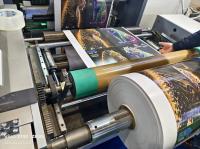 Máquina de impressão flexográfica de embalagem ecológica para a indústria alimentar e de cuidados de saúde