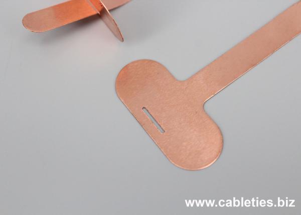 Metal Copper marker cable tie plate in cable management