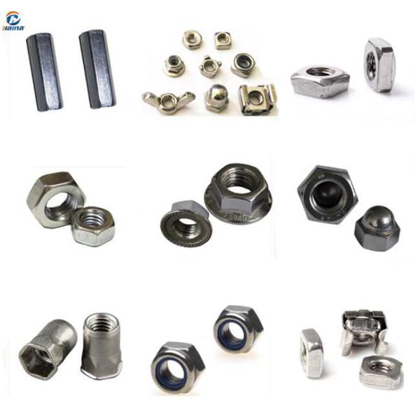 DIN6344 Stainless Steel SS304 SS316 316L Hexagon Coupling Nuts