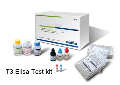 Cabra do teste do jogo de TriiodothyronineT3 Elisa - anti - Microtiter revestido Wells do anticorpo do rato