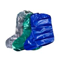 A bota transparente ou colorida do uso descartável do PE cobre o anti deslizamento impermeável para o adulto