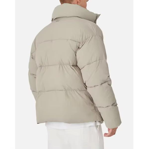 Hommes de haute qualité hivernfupin-zipper couche de puteuse à vent engetante à capuche résistante à la veste pour hommes résistants