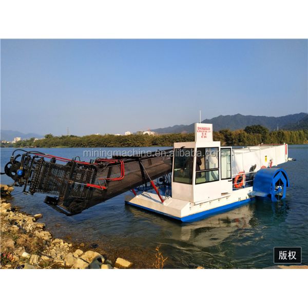 52kw Power 62 - 110 HP Tractor Power Aquatic Weed Harvester with 2000mm Working Width