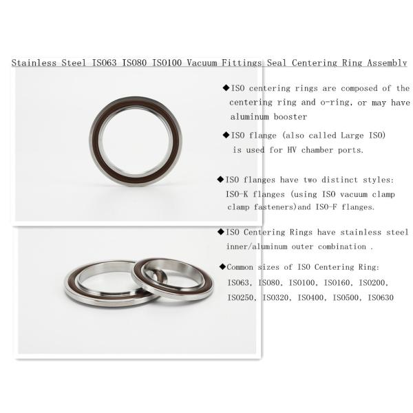 ISO сертифицированные вакуумные фитинги KF Centering Ring