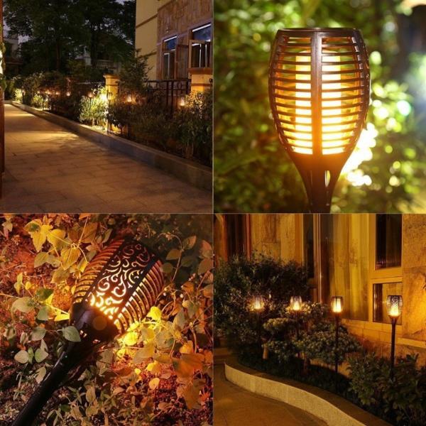 New Solar Lights 96led Flame Fire Torch Torch Light Outdoor Garden Grass Light Landscape Lawn Light