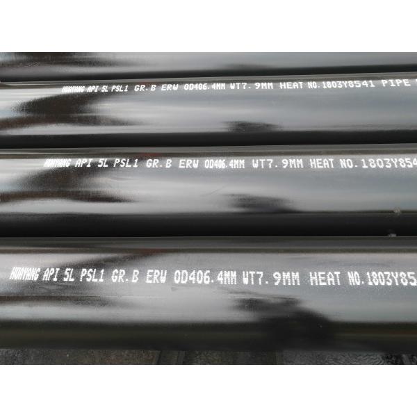 X70 EN10210 EN10219 S275JR HFI HFW ERW Black Steel Pipe