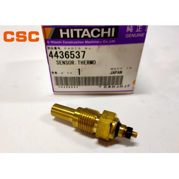 Steel Water Temperature Sensor ZAX Series  Excavator Electric Parts 4436537