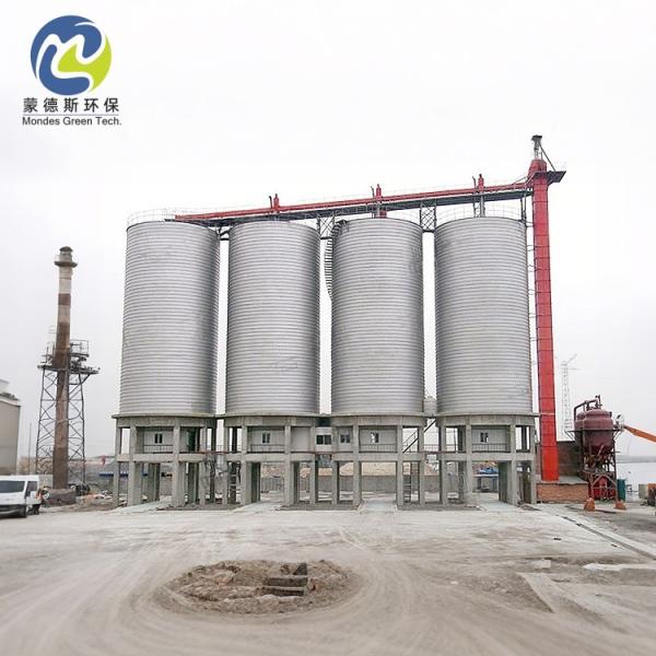 Spiral Steel Agricultural Fertilizer Storage Silo 2mm-6mm Thickness Customized Capacity