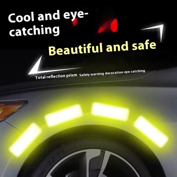 Custom Single Sided PET Anti-Collision Safety Warning Films Waterproof Electric Pressure Sensitive Acrylic Adhesive