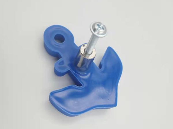 Mediterranean style Kids Drawer Knobs Zinc Alloy Based Rubber Closet Decoration Pulls Rubber Handles
