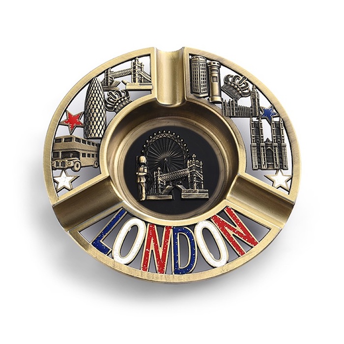 Подгонянный Ashtray металла Rohs 118mm круглый/портативный Ashtray сигареты