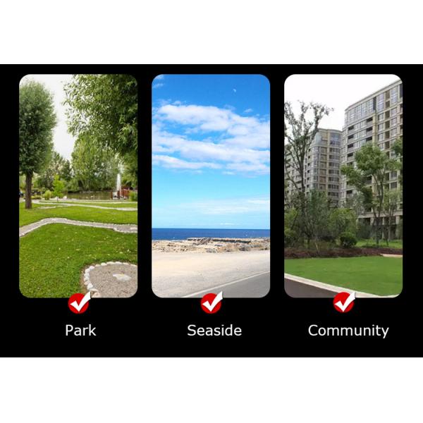 Mobiliário urbano moderno banco solar inteligente com luzes LED para parque, praia e comunidade