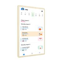 ELC Nouveau design de l'affichage de la liste de contrôle du calendrier RK3576 android 13 Smart touch screen Calender famille de calendrier intelligent