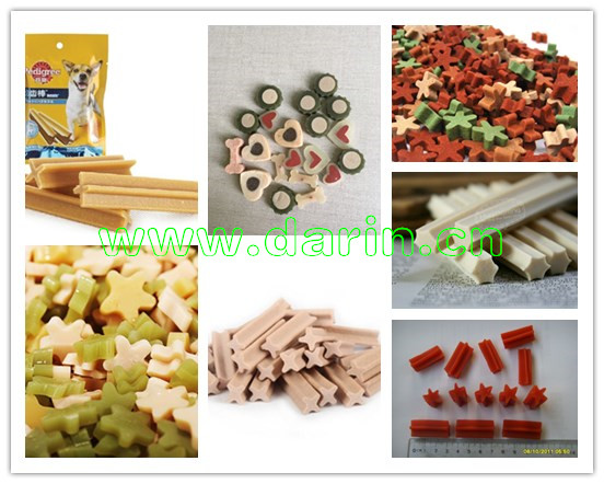 O único animal de estimação da máquina do petisco do cão da extrusora trata de aço inoxidável