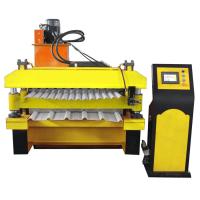 Ppgi a ridé la machine de formage de feuilles de toiture en métal de 0.3mm complètement automatique