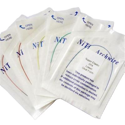 Dental Orthodontic Accessory Tooth Color Niti Archwire For OnTeeth Treatment