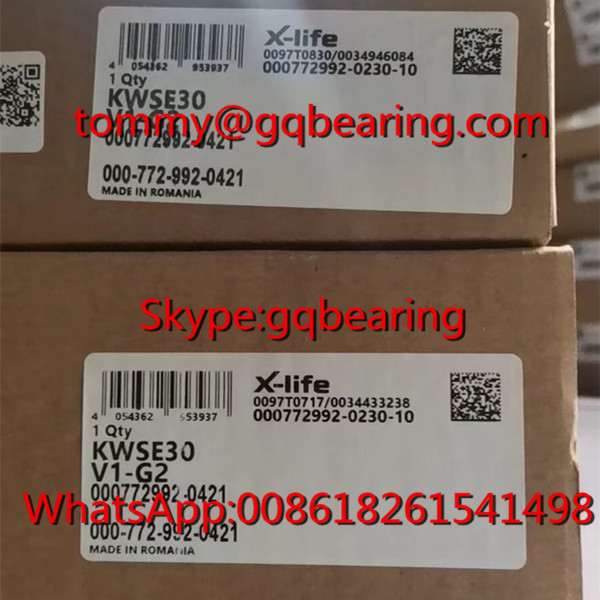 G2 Precision INA KWSE30-V1-G2 Шесть рядов линейного блока KWSE30-G2-V1 Линейный подшипник