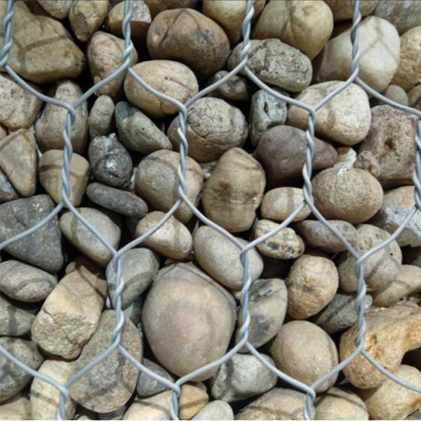 Fil d'acier durable galvanisé en gabion pour les murs de soutènement