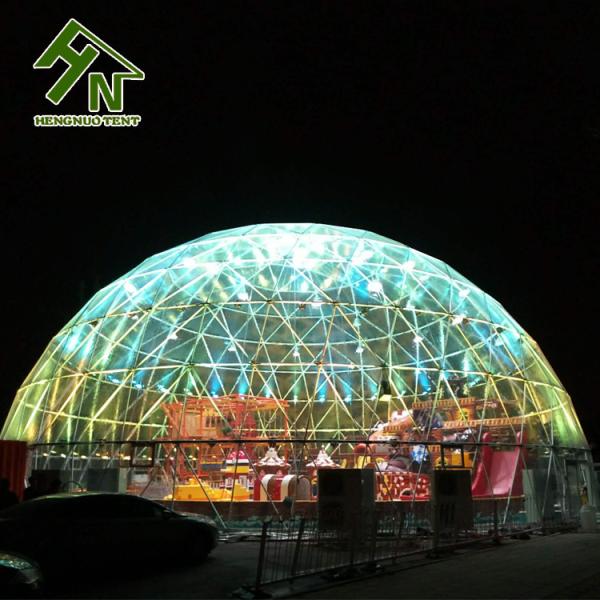 Диаметр 30m прозрачного большого шатра купола на открытом воздухе гальванизировал железный каркас