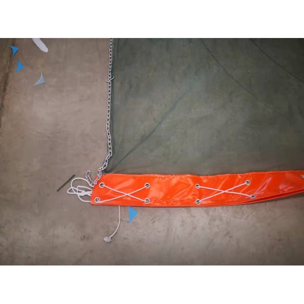 Pvc Floating Silt Curtain Inflatable Foam Filled Oil Containment Boom Floating Silt Curtain Pollution Control Screens Turbidity Barriers Garbage Floating Silt Curtain