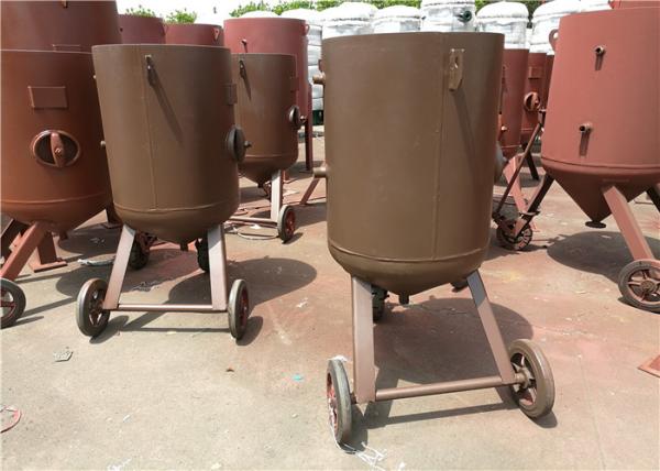 116 Psi Pressure Portable Sand Blasting Machine Stainless Steel Material