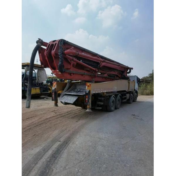 Service après-vente 2019 Sy 56m pompe à béton semi-sec sur camion Benz pompe à béton
