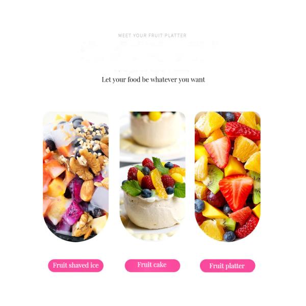 Stainless Steel Double Ball Watermelon Carving Knife Set for Fruit Vegetable Decoration