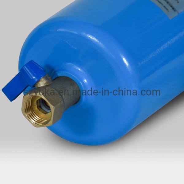 Cyclinder Stainless Steel And Doule Support Aluminum Compressed Air Filter for Industrial Element Serve Life 4000-6000 Hours