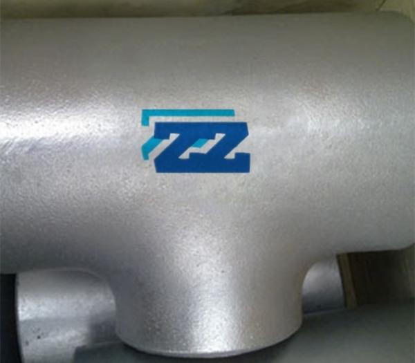 6 X 8  Galvanized Reducing Tee , Butt Weld Carbon Steel Pipe Fittings
