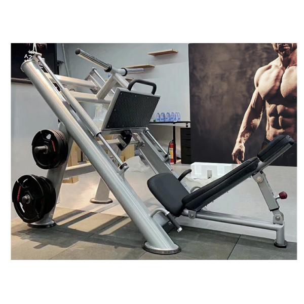 Máquina da imprensa do pé da aptidão da vida do equipamento 45° do Gym da categoria comercial da força do martelo