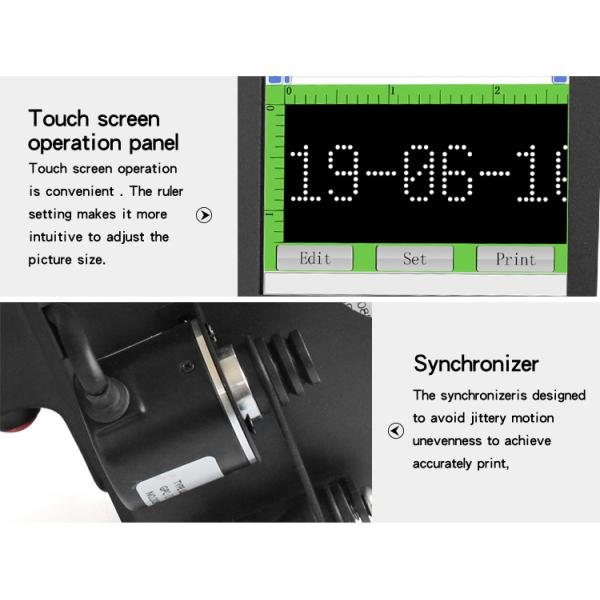 Easy Operate 12.7mm Handheld Inkjet Printer with Long Service Life and 0.89 KG Weight