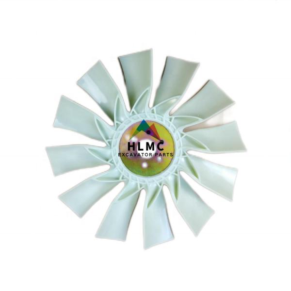 Iron Fan Radiator Assembly 6 Holes 12 Blades 4D95 Engine Excavator Parts