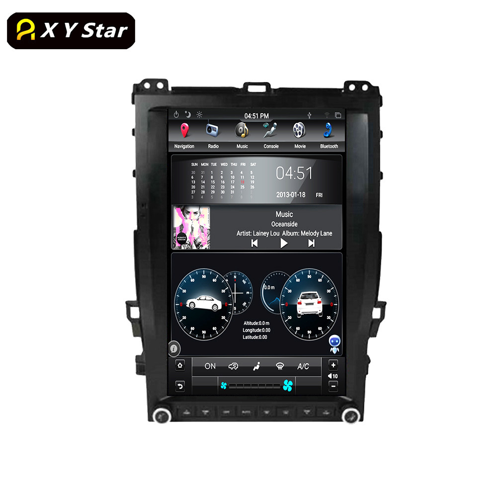 Система навигации автомобилей Android GPS 13,6 дюйма Для 2002-2009 Prado/LX470