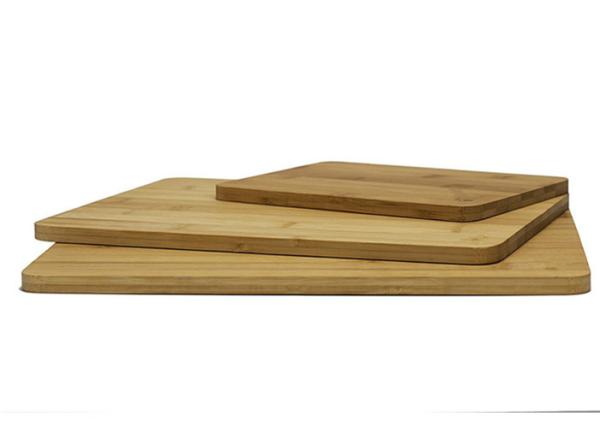 Natural Bamboo 100% Premium Organic Cutting & Serving Board Set bamboo cutting board set