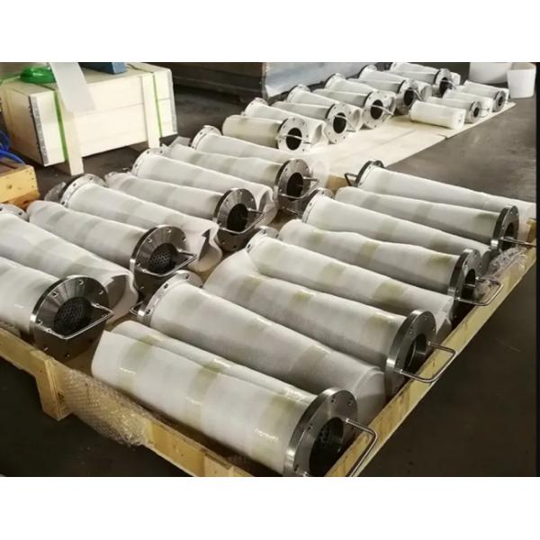 80 Micron Heavy Duty Dutch Weave Filter Wire Mesh Pleated Filter Element 10 Inches