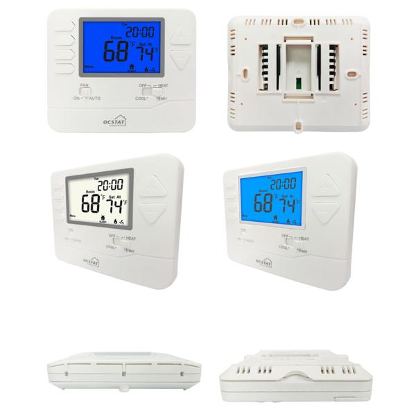 ПК LCD ABS показывает термостат 24VAC комнаты цифров