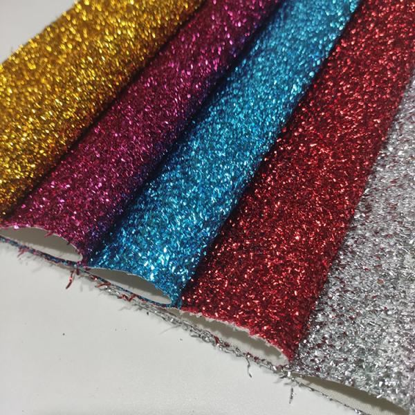 Rainbow 0.65mm Abrasion Resistant Glitter Leather Fabric