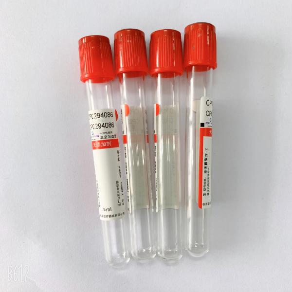 Single Use Plain Blood Collection Tube With Blood Collection Butterfly Needle