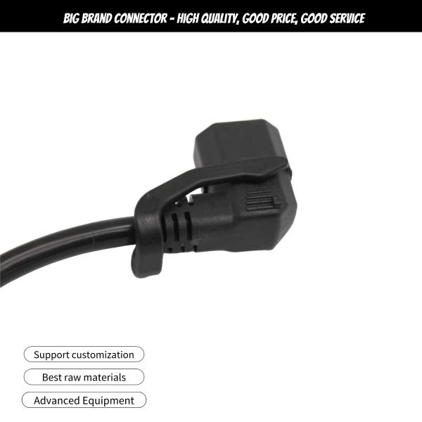 Jbocnt with handle power connector electric bicycle tricycle lithium battery charging port electric bicycle power cord three pin socket plug and cable male and female