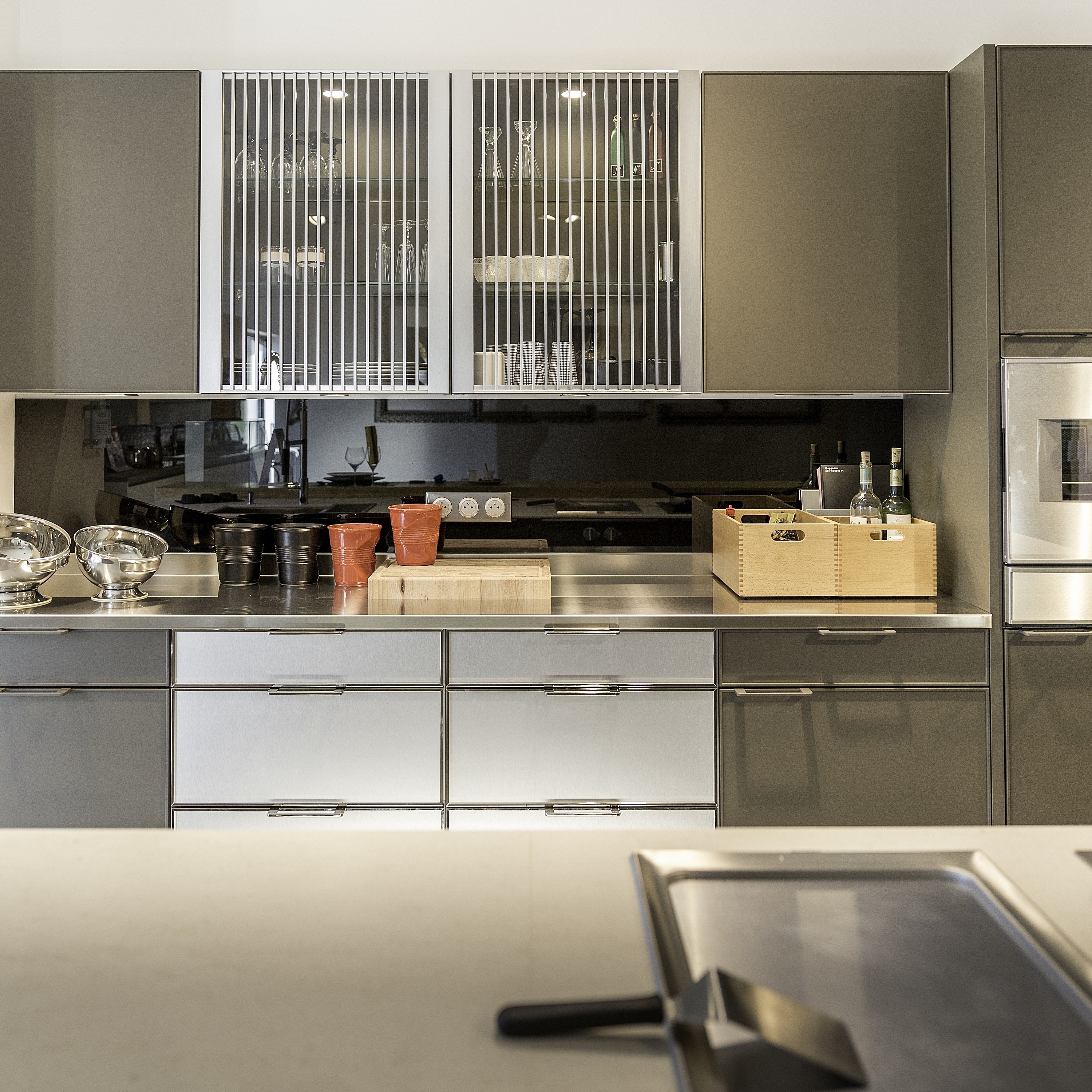 2022 Modern Style PVC Thermofoil Finished Kitchen Cabinet for Luxury Kitchen Design