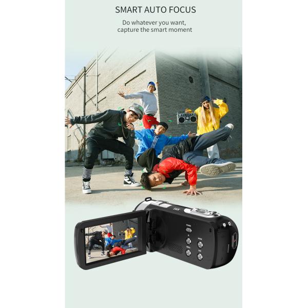 4k 30fps Waterproof Handheld Camcorder 48M EIS Handy HD Mini DV Camera