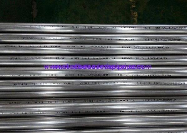 ASTM A249 TP304, 1.4301, UNS S30400 Stainless Steel Welded Tube, Bright Annealed Tube