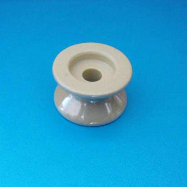 TiO2 Titania Technical Ceramic Parts Bobbin Industrial Grade For Winding Machine